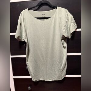Uniqlo Sage Green Tee